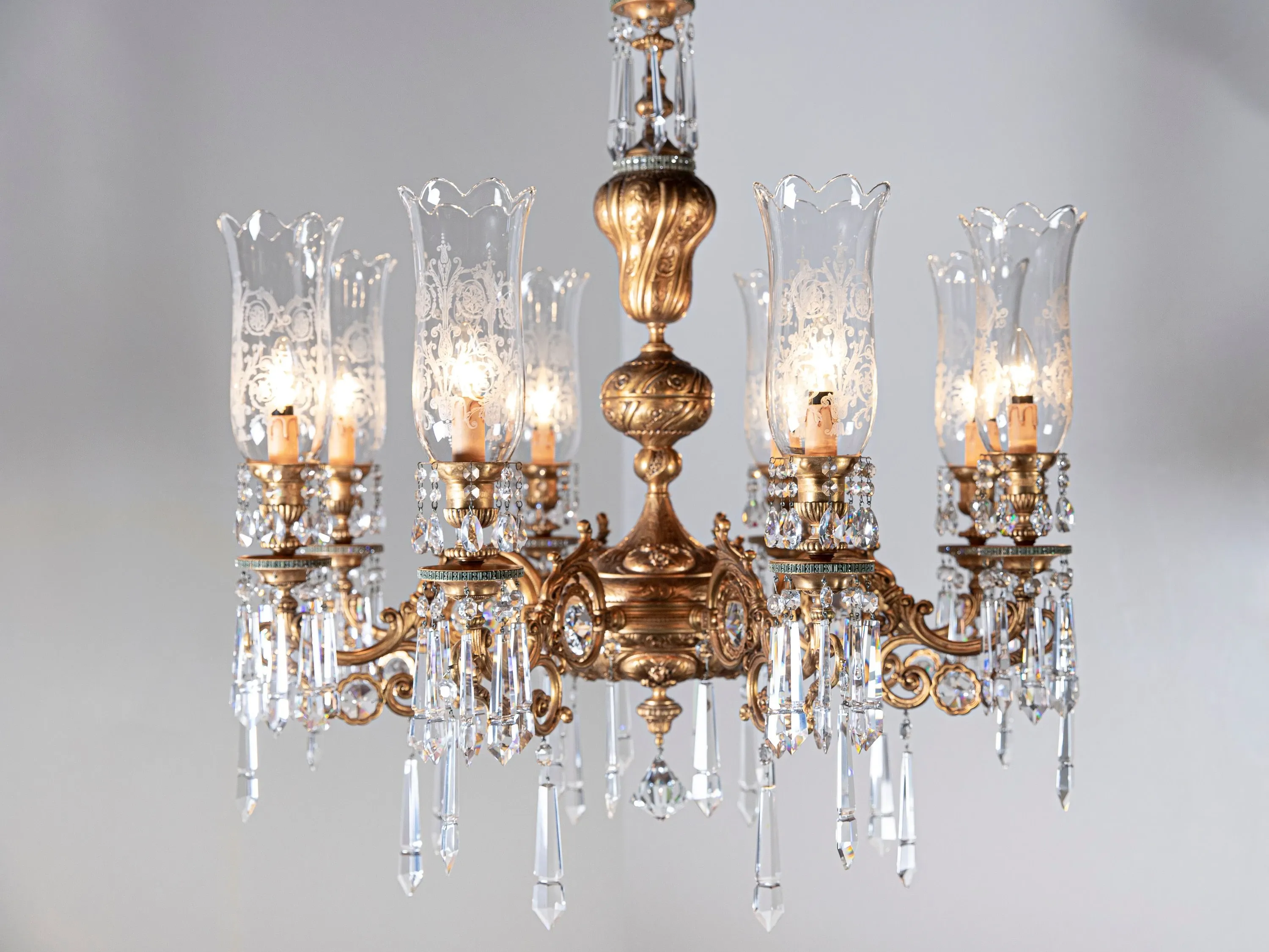 Lampadario in stile classico a 8 bracci, Fumagalli Lampadari  15