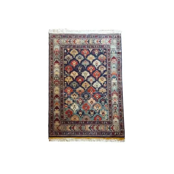 Vintage Oriental Rug with Geometric Pattern (1990s), image