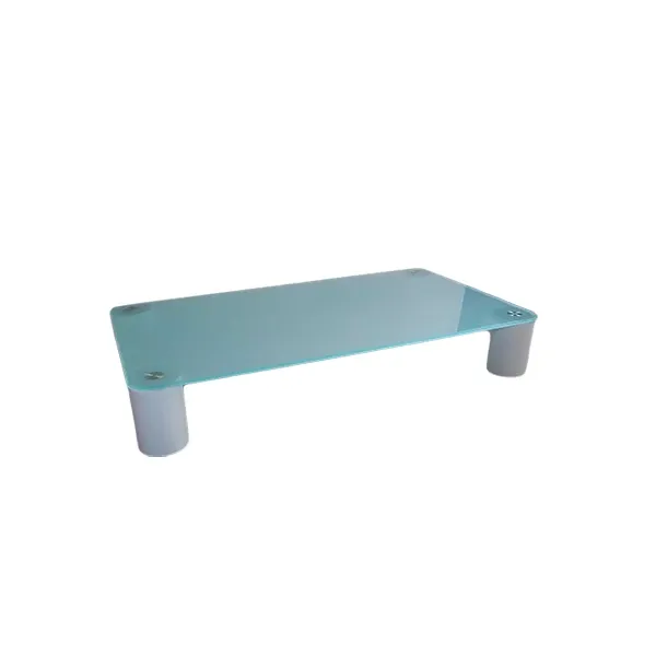 Sansiro rectangular coffee table with satin glass, Teknodesign image