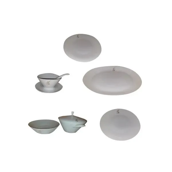 Vintage porcelain dinner set (1960s), Hutschenreuther 