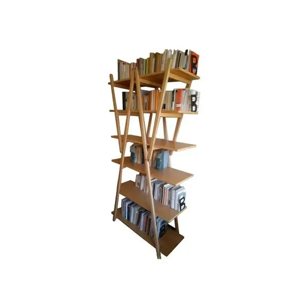 Libreria Nuvola rossa in massello di faggio 