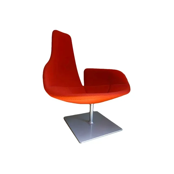 Fjord armchair by Patricia Urquiola fabric (red), Moroso image