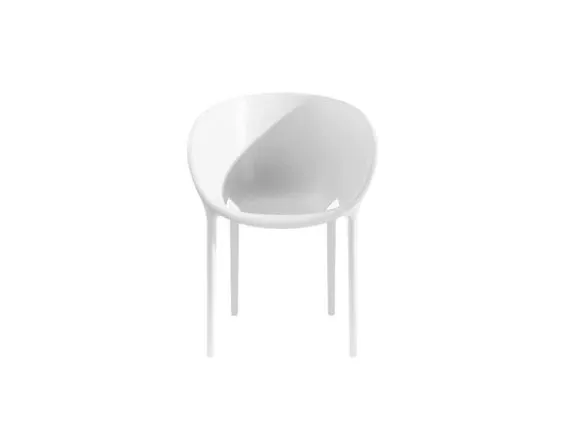 Poltroncina Soft Egg di Philippe Starck in plastica, Driade image