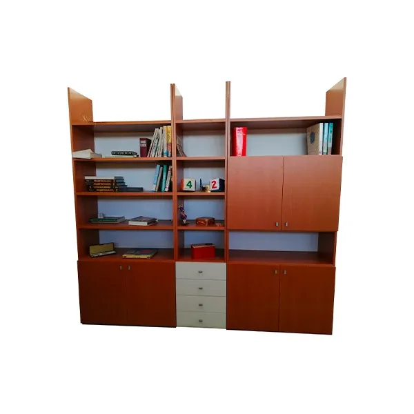 Modern modular bookcase Giada in wood, Linea In Arredamenti 