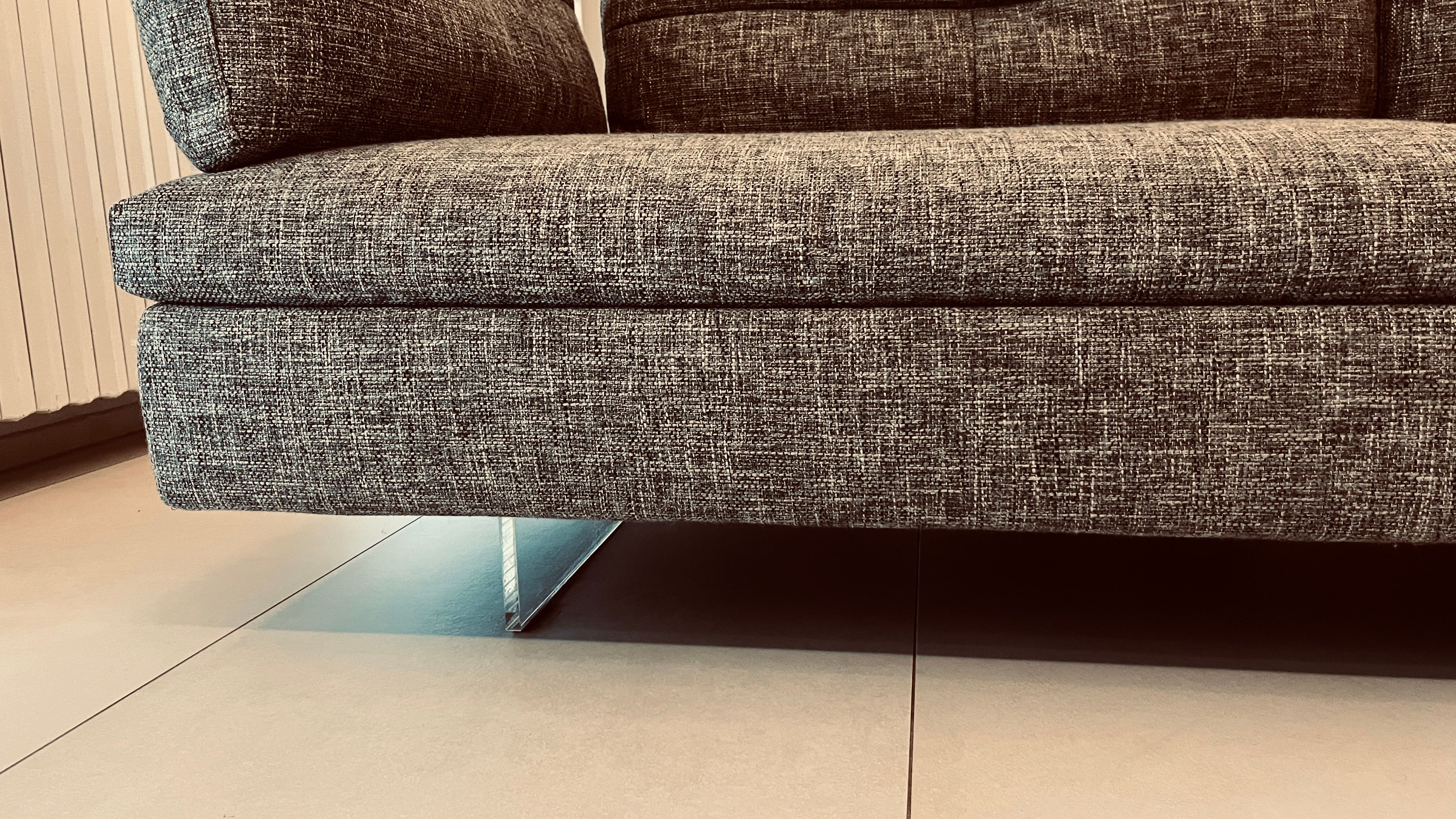 Divano 3 posti Limes rivestito in tessuto Front