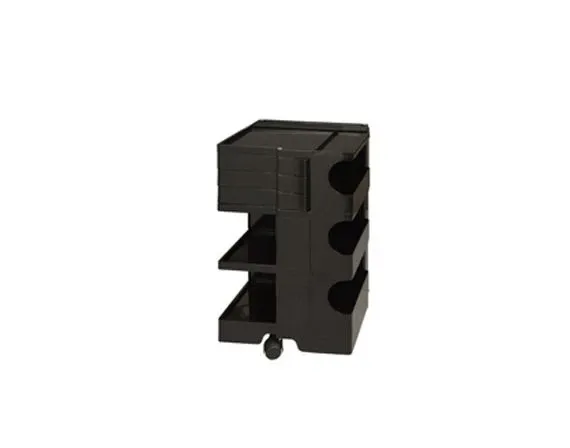 Rollcontainer mit Fächern Boby aus Kunststoff (schwarz) 3