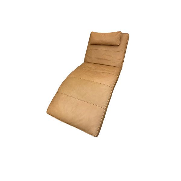 Zeta chaise longue in leather (brown), Divani&Divani by Natuzzi image