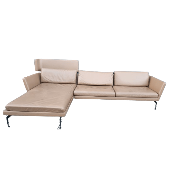 Suita sofa by Antonio Citterio in leather, Vitra image