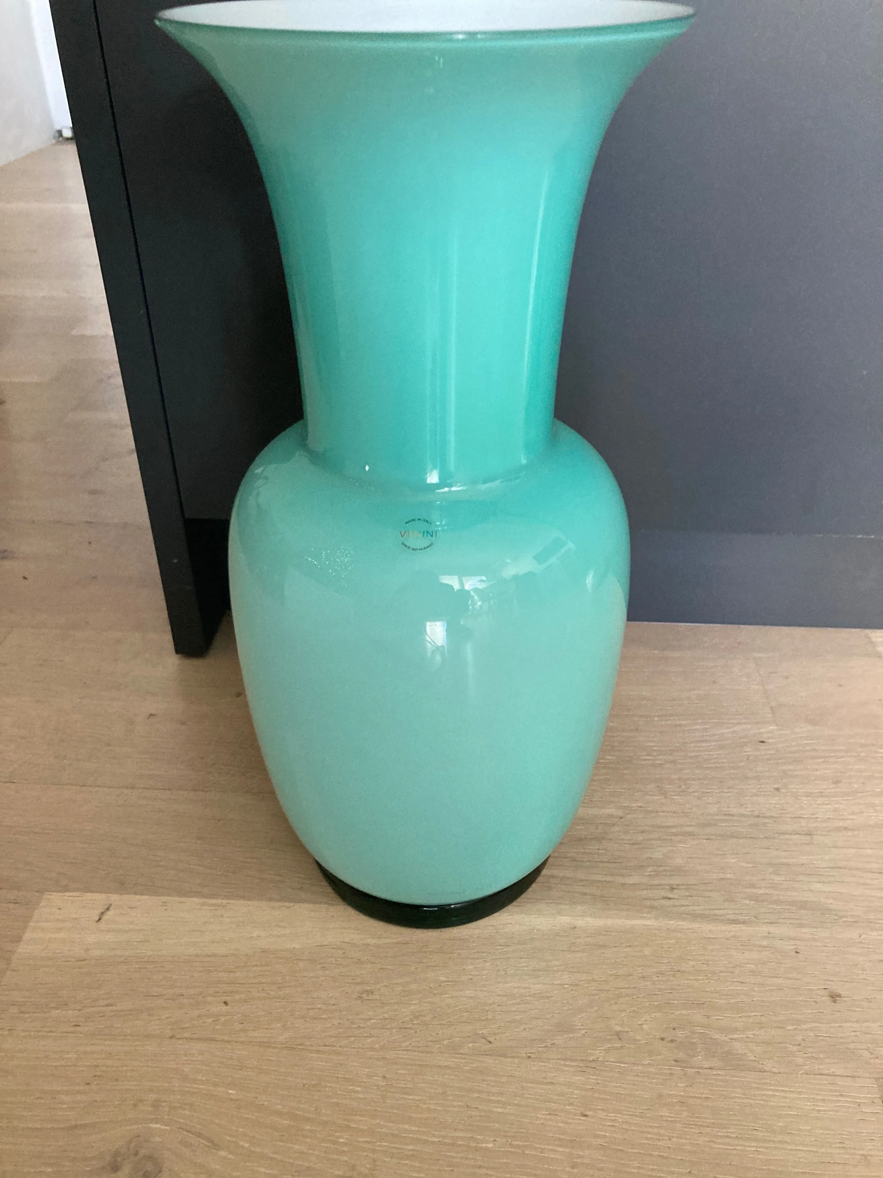 Opal glass vase, 1