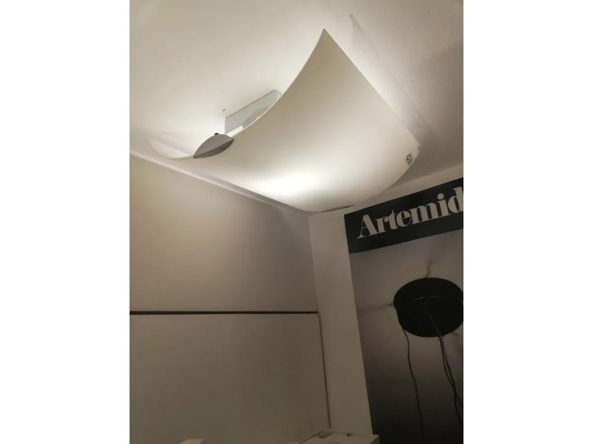 Applique Selis PP 35 in vetro opalino bianco, Leucos 3