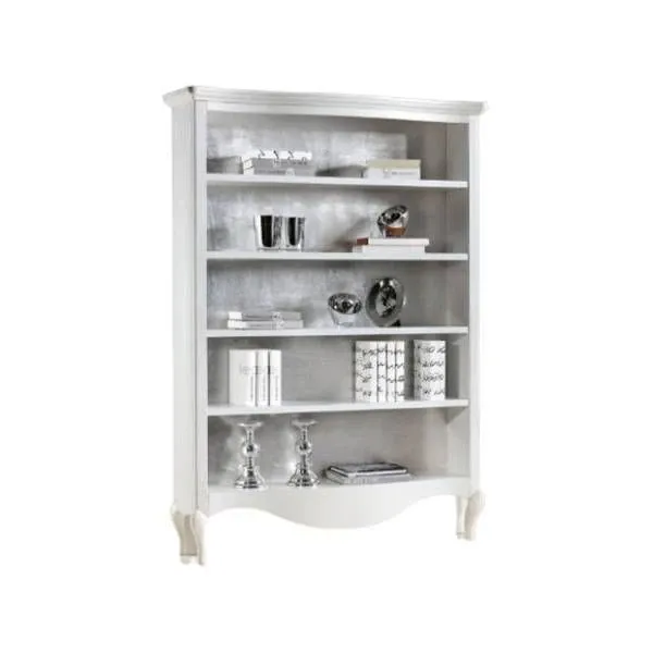 Bookcase in white lacquered wood, Beta Mobili image