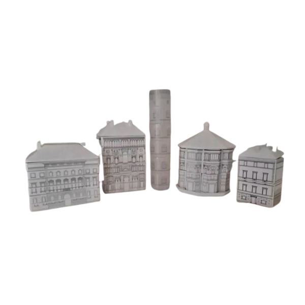 Palace 12-piece porcelain tableware set (white), Seletti image