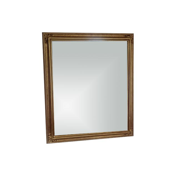 Rectangular mirror in vintage gold leaf ( &#39;900) image