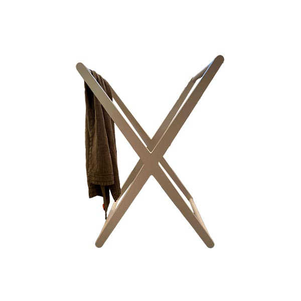 Towel holder X in oak wood (white), Agape image