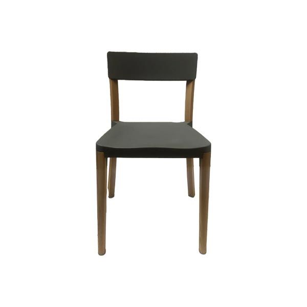 Lancaster chair in gray wood, Emeco image