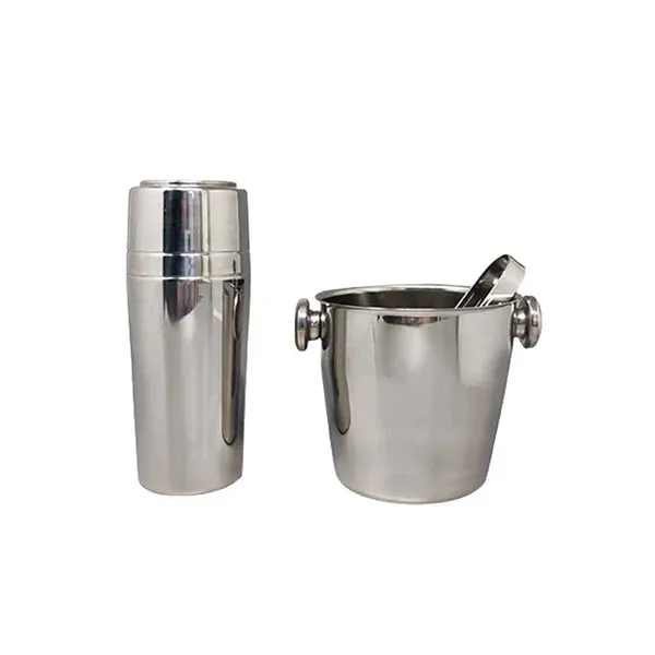 Cocktail Shaker with vintage ice bucket, Mepra image