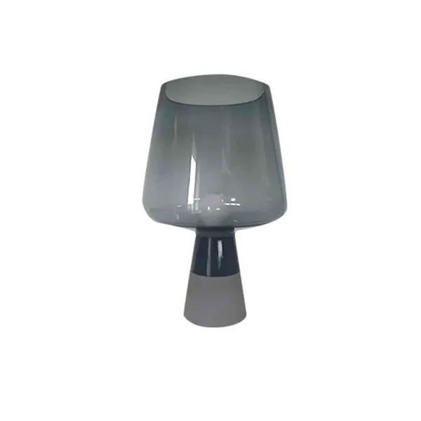 Leimu table lamp in concrete and glass (grey), Iittala image