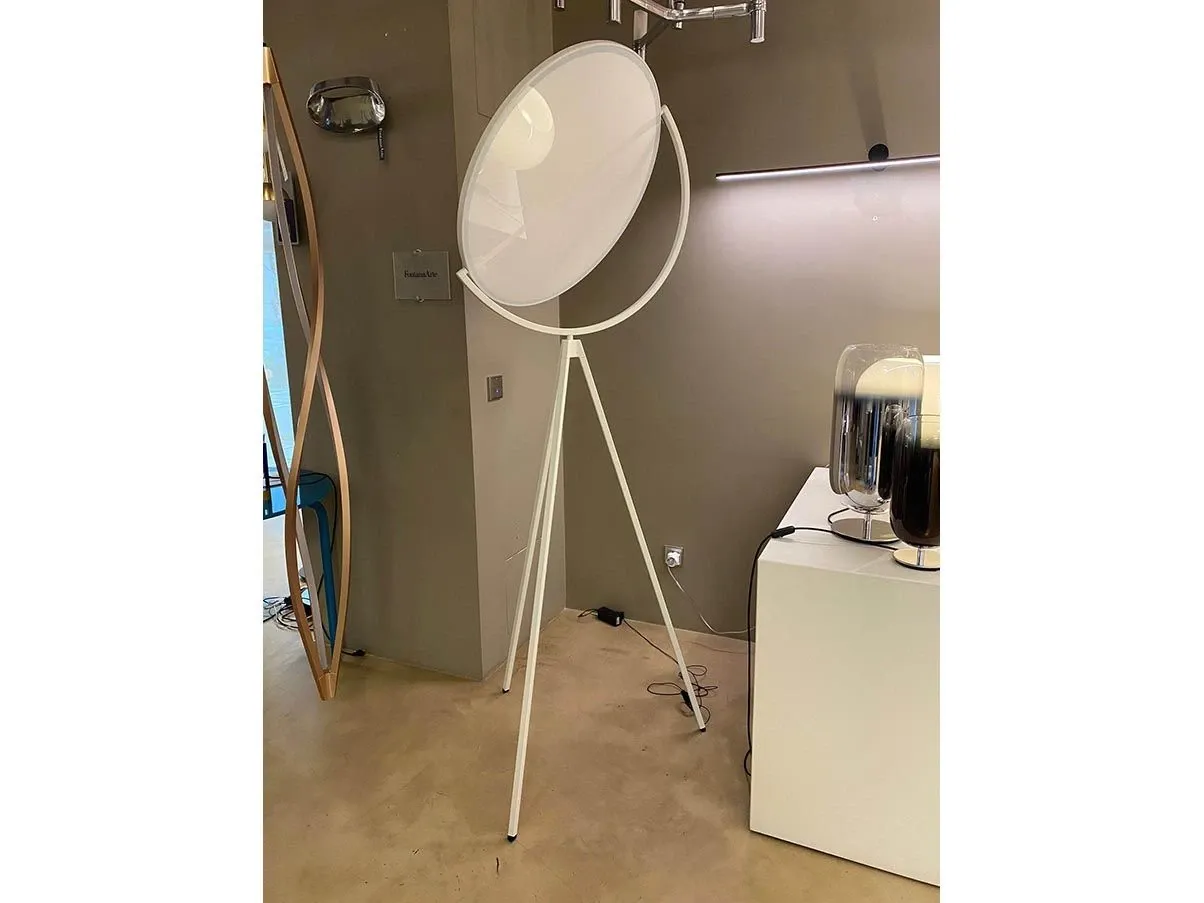 Lampada da terra Superloon in alluminio (bianco), Flos 2