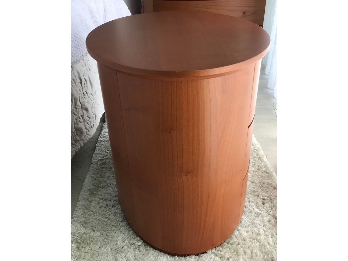 Set di 2 Comodini Ellisse in legno, La Falegnami Side