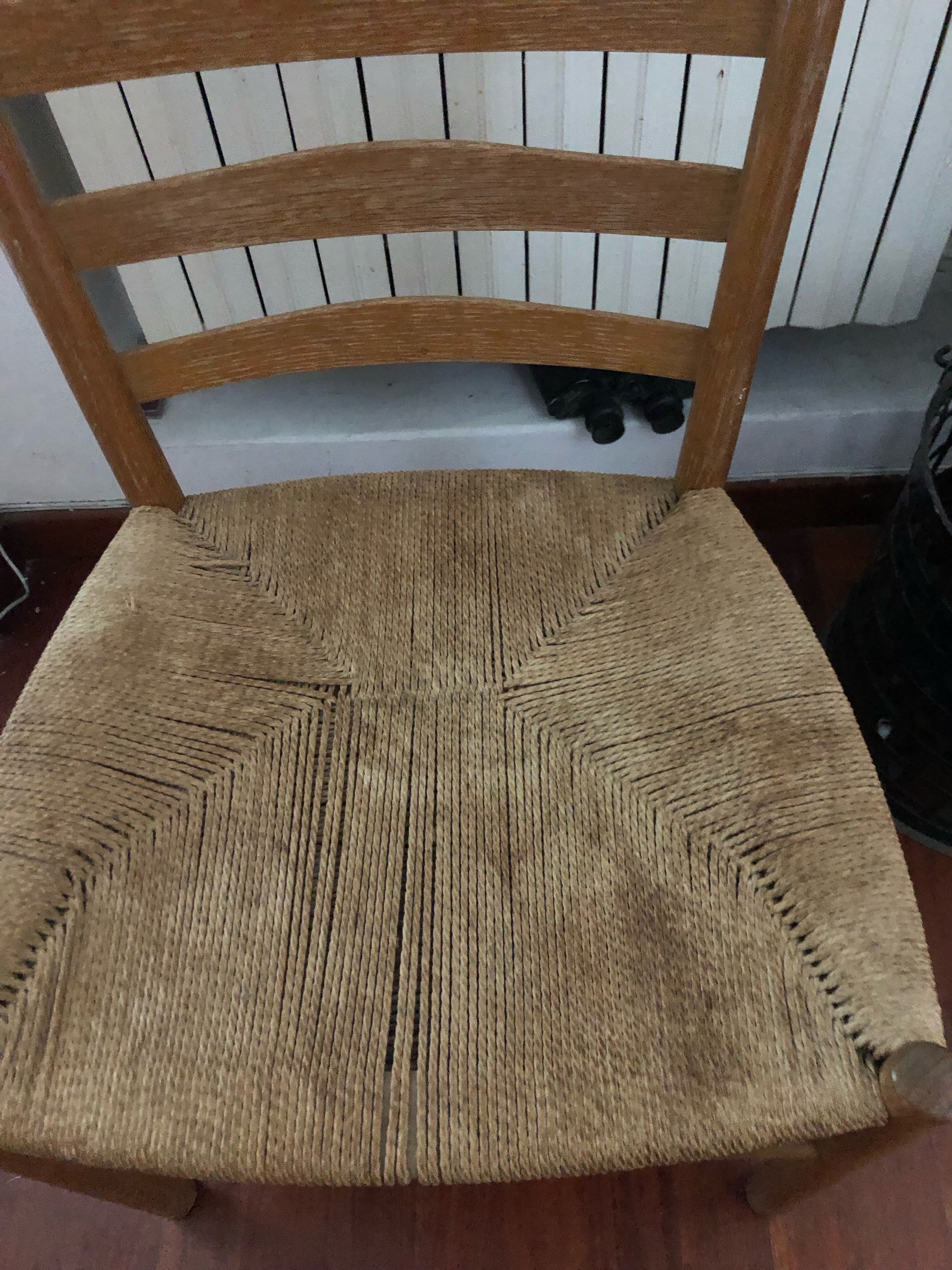 Set di 4 sedie Kirkestol di Kaare Klint (anni '80), Fritz Hansen Defects