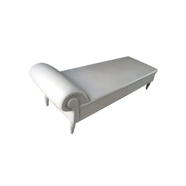 Vesta daybed in white leather, Poltrona Frau image