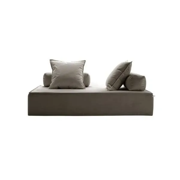 Monsieur sofa in dove gray velvet, Filippo Ghezzani image