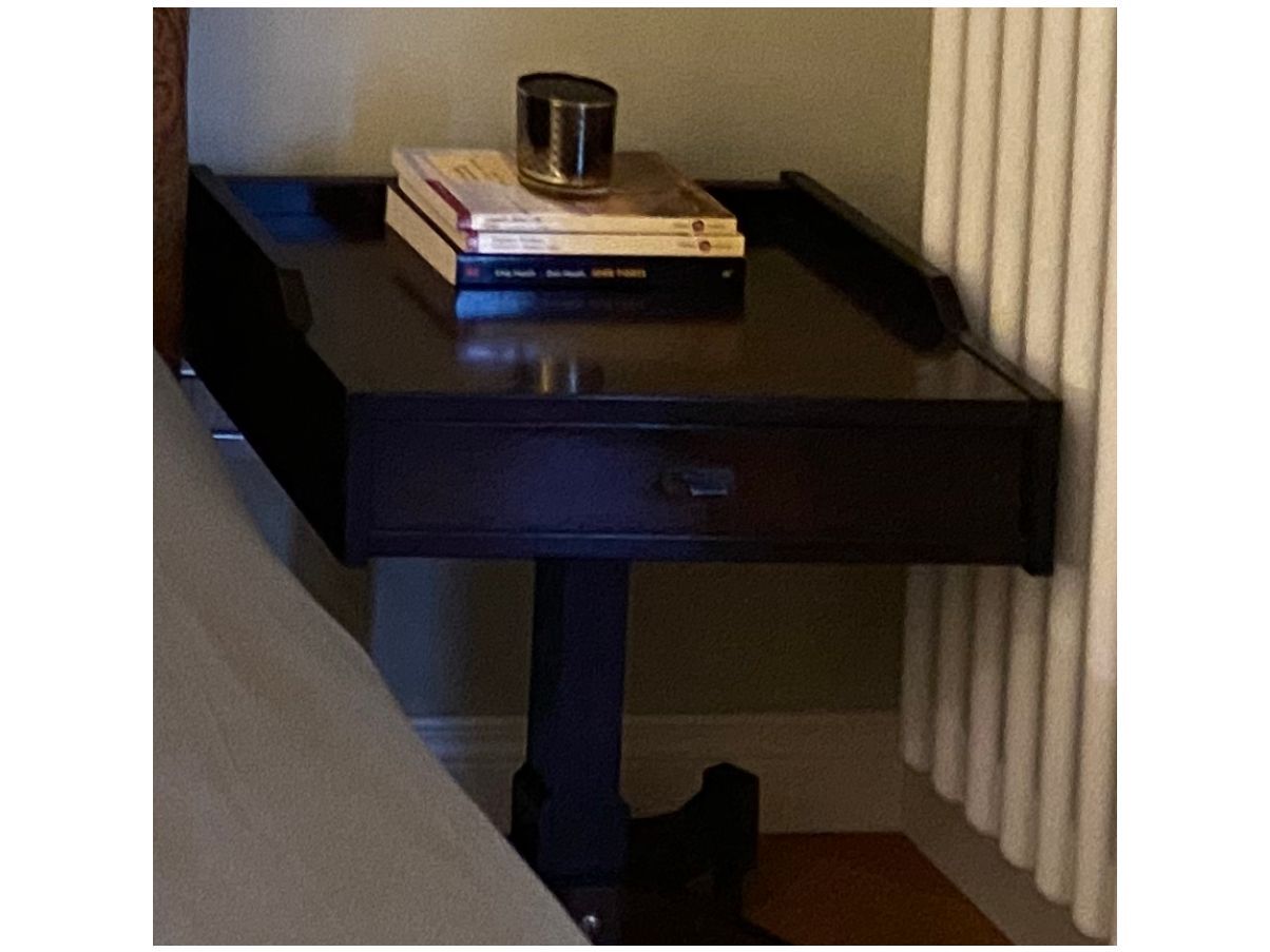 Set of 2 vintage bedside tables in rosewood (1960s), 4