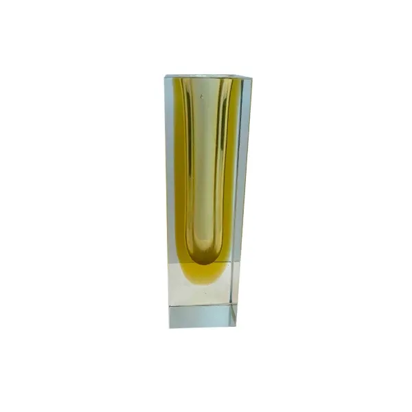 Decorative vase in submerged Murano glass image