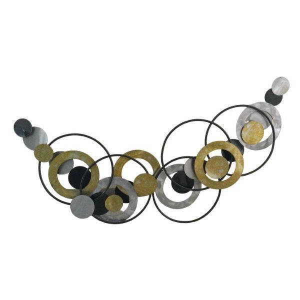 Wall sculpture with rings and spheres image