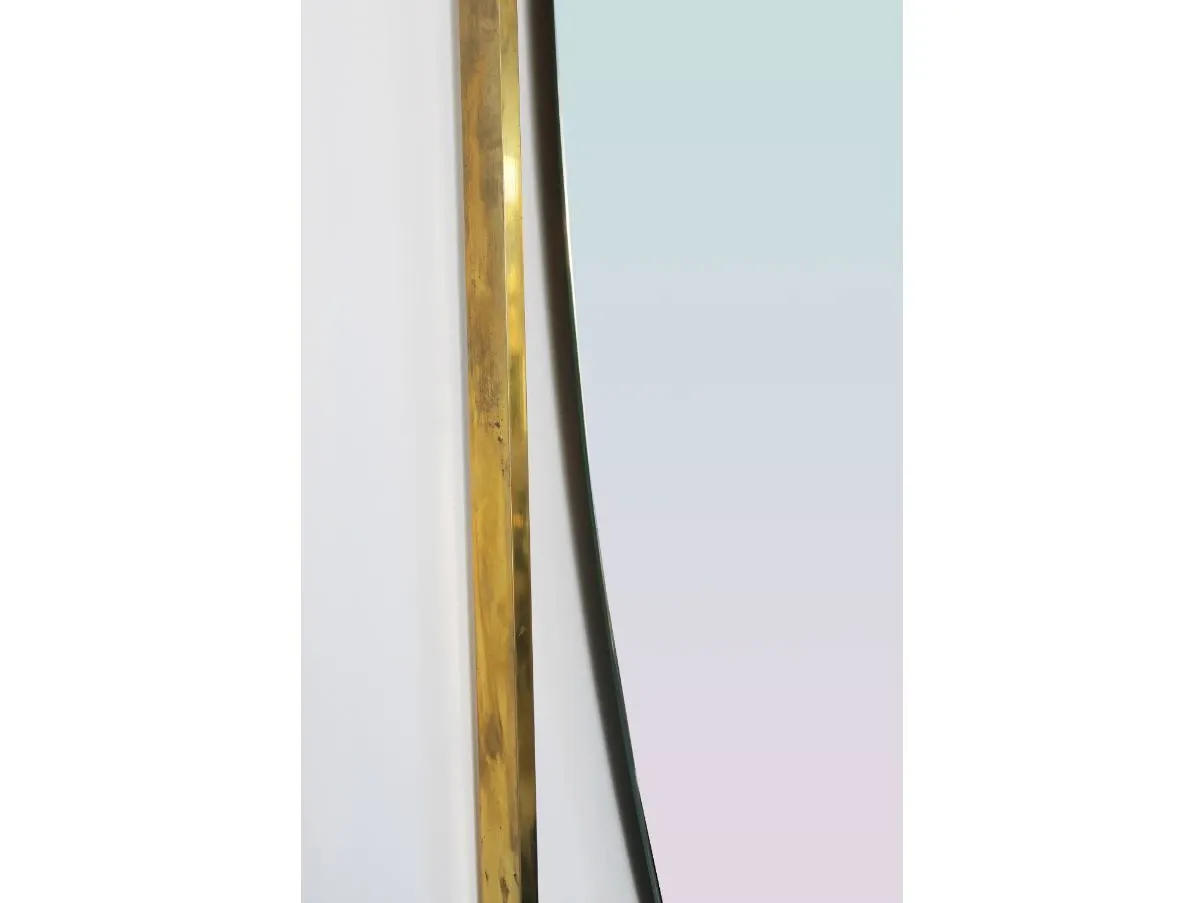 Vintage brass mirror (1970s) 3
