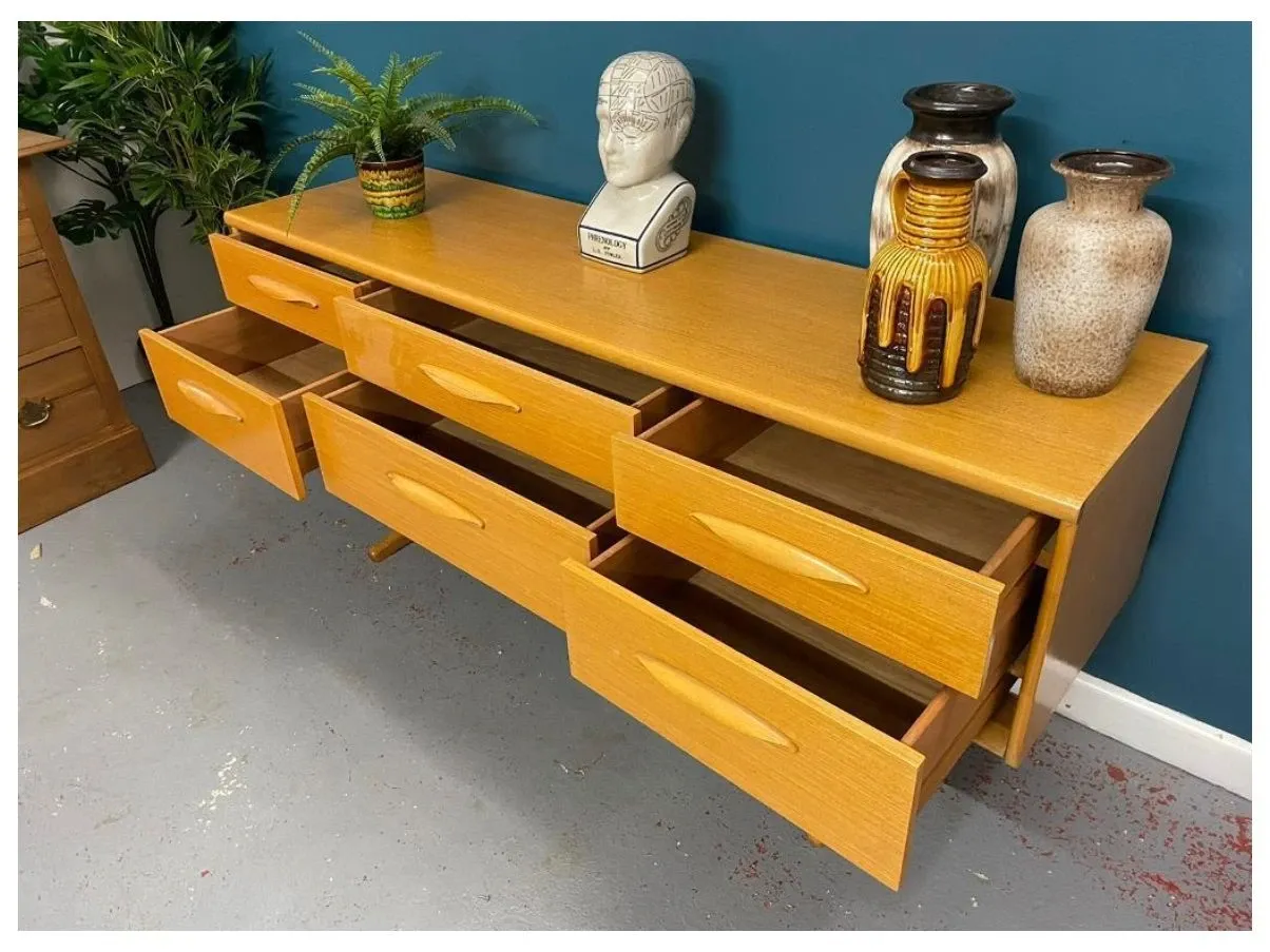 Vintage Teak Sideboard 60er Jahre 4