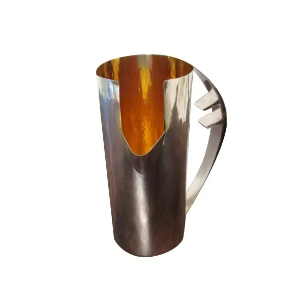 Carlo Scarpa carafe in gold and silver, Cleto Munari 6