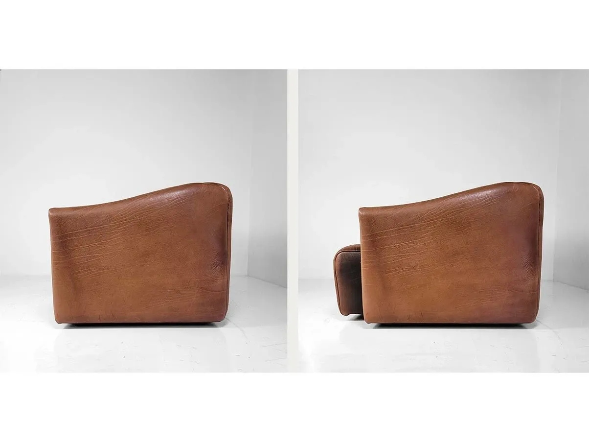 DS-47 three-seater sofa in buffalo leather ('70s) 8