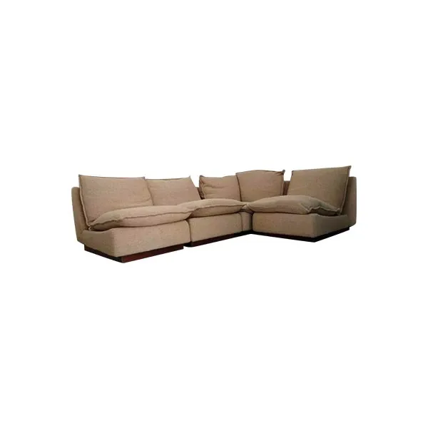 Modular sofa by Tito Agnoli in fabric (beige) image