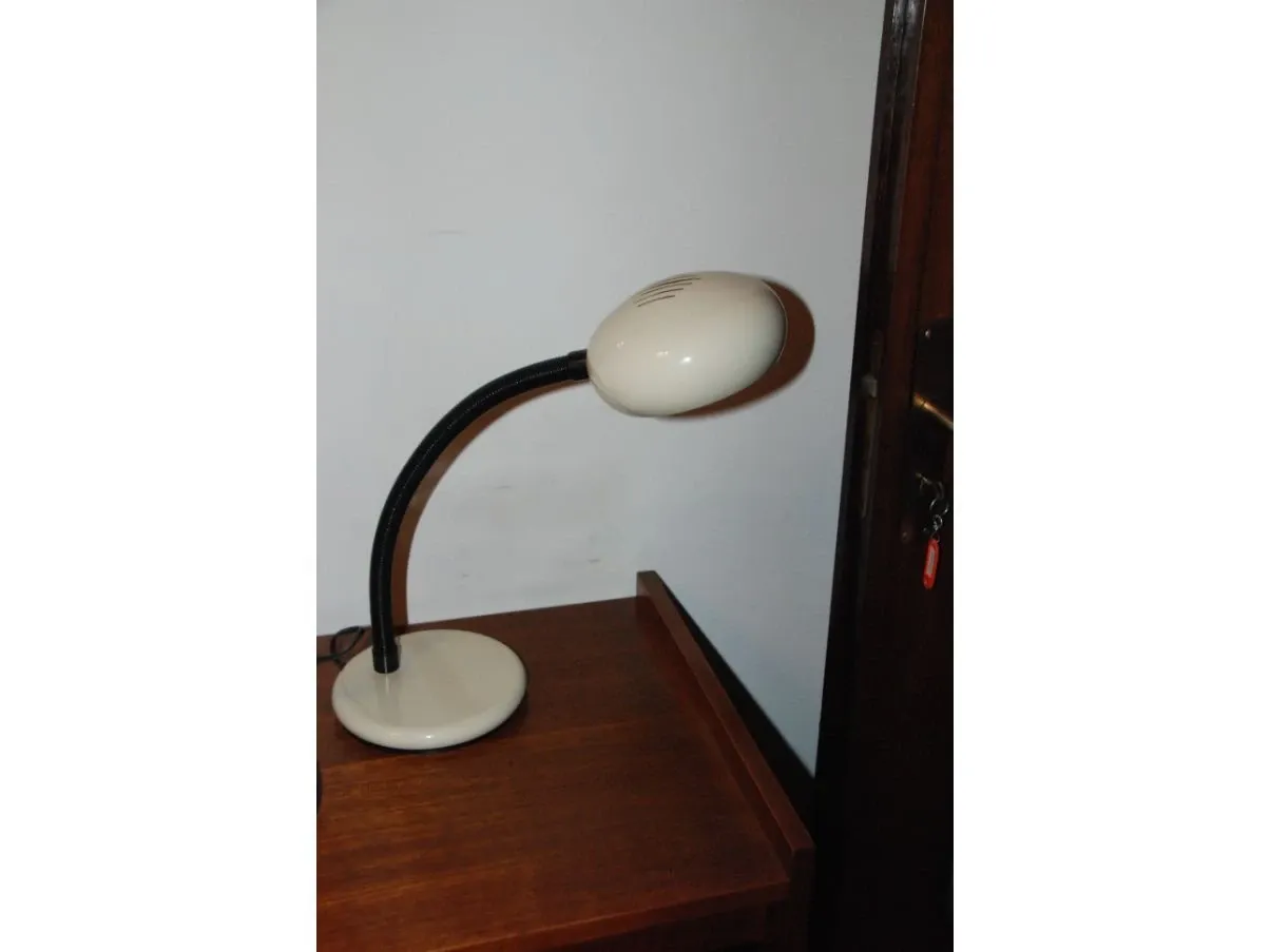 Lampada da tavolo vintage bianco, 3