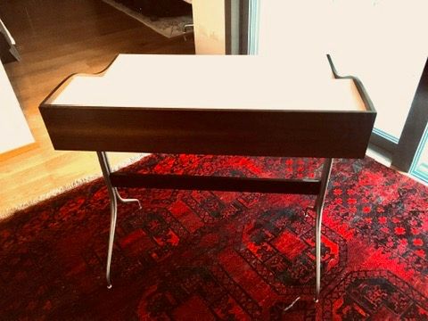 Wooden writing desk by George Nelson (60s), Herman Miller Brand