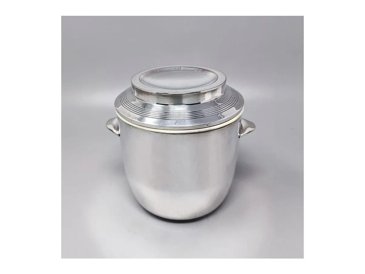 Vintage silver platedice bucket (1980s), 1