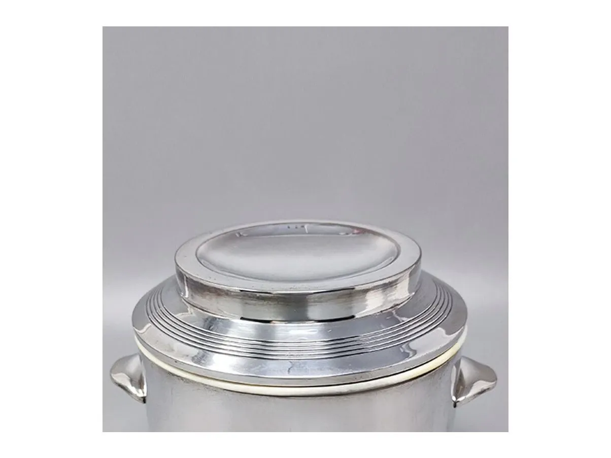 Vintage silver platedice bucket (1980s), 5