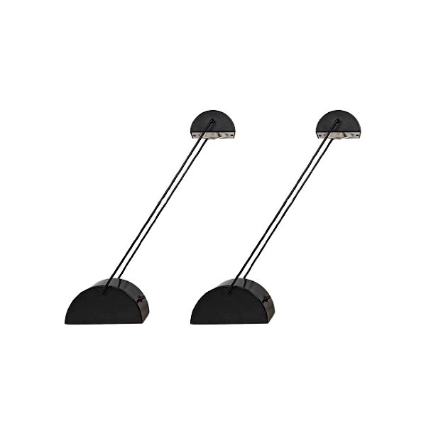 Set of 2 Laser (black) table lamps, Bilumen image