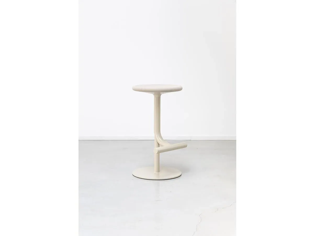 Set of 2 Tibu swivel stools in steel and fabric, Magis 2