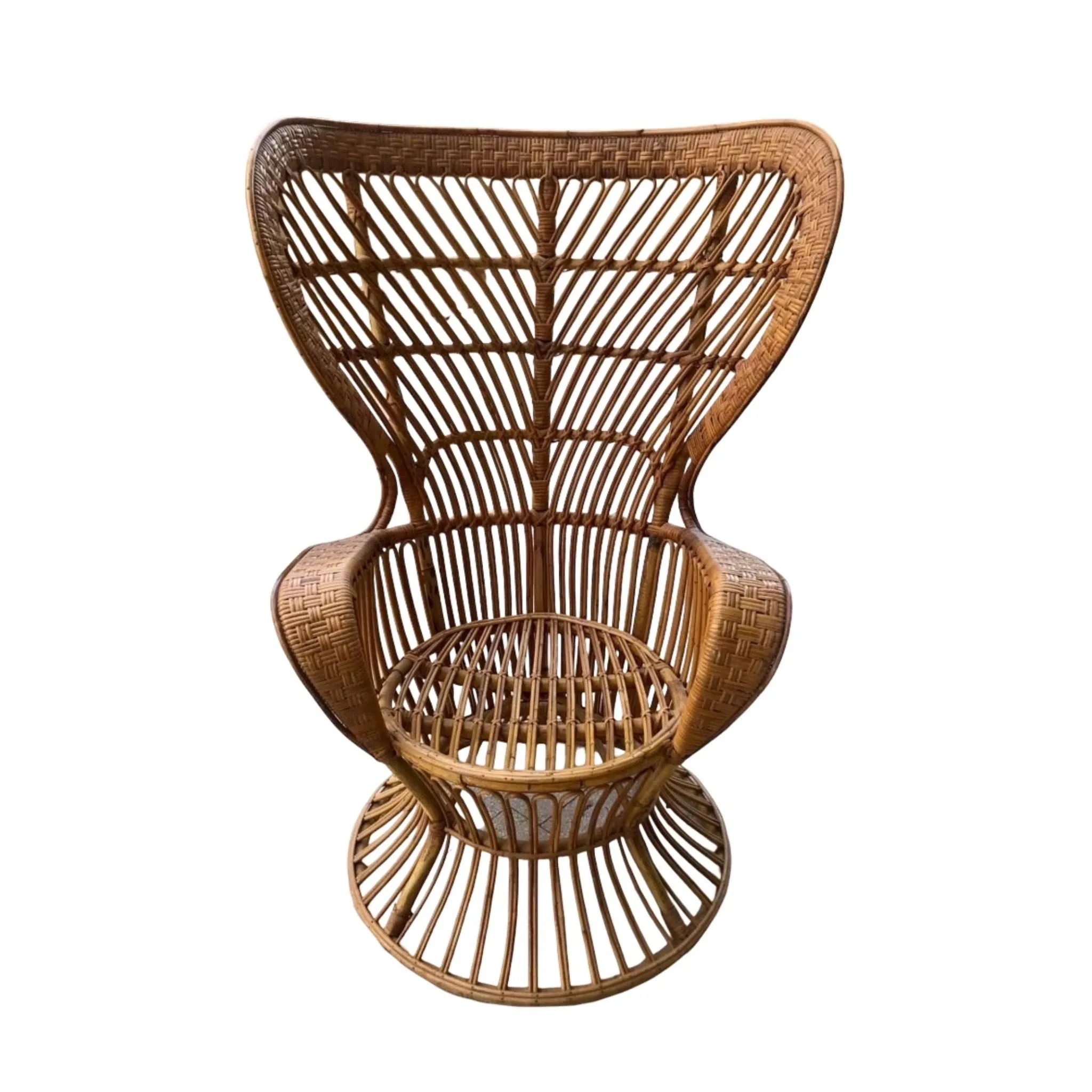 Wicker armchair Lio Carminati and Gio Ponti, Bonacina image