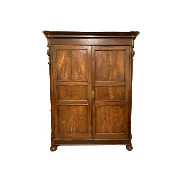 Vintage wooden wardrobe (1900s), image