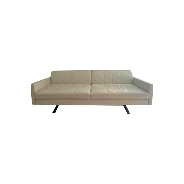 Kennedee 2 seater sofa in leather (white), Poltrona Frau image