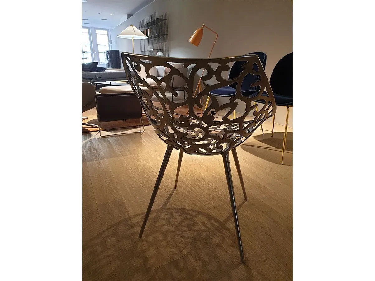 Miss Lacy armchair by Philippe Starck stainless steel, Driade 1