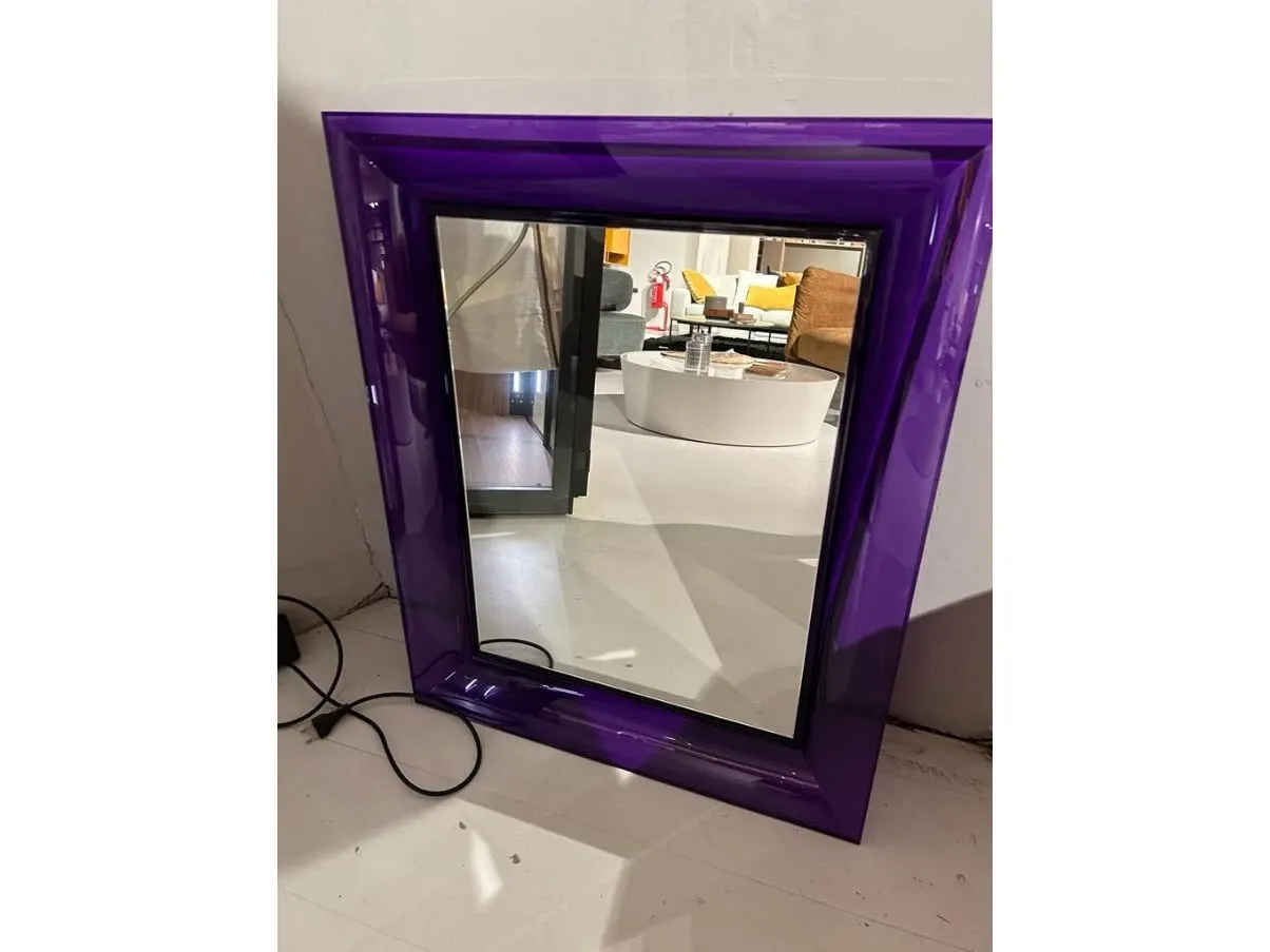 Francois Ghost purple wall mirror, Kartell 