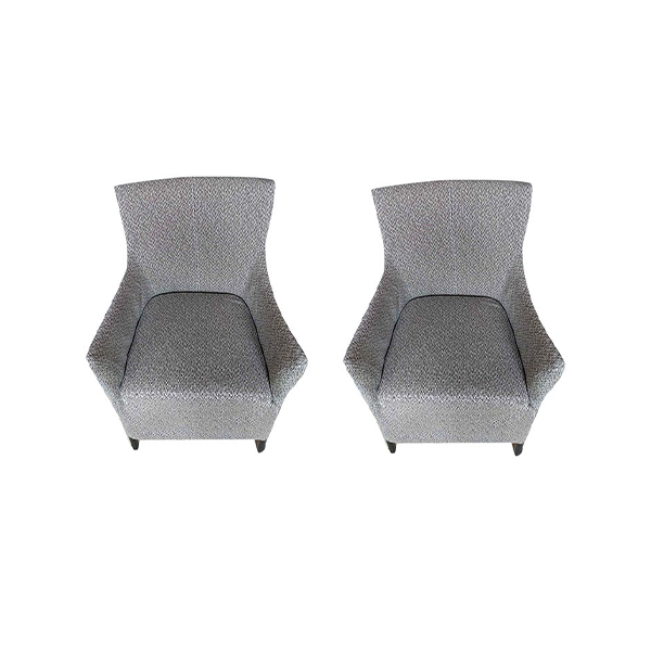 Set of 2 Giorgina armchairs in fabric, Giorgetti image