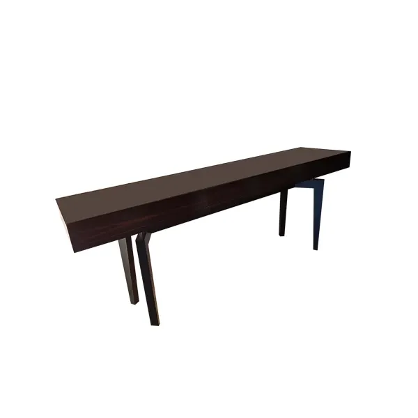 Time console with drawers beech and ebony wood, Giorgetti 
