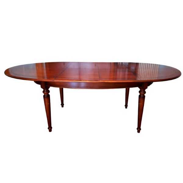 Vintage Extendable Cherry Wood Dining Table image