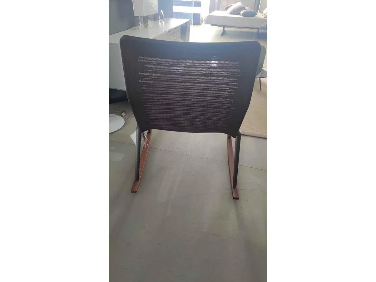 Zebra Outdoor Sessel aus Stoff (braun) 6