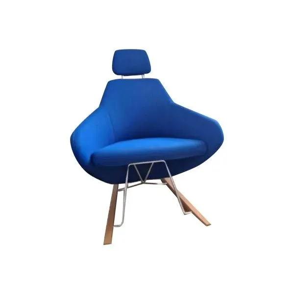 Taxido blue rocking armchair, Segis image